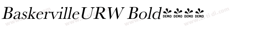 BaskervilleURW Bold字体转换